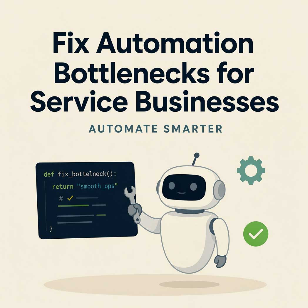 Top AI Automation Bottlenecks in Service Businesses and How to Fix Them