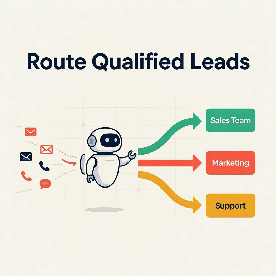 AI Lead Qualification Workflow: Route New Inquiries to Sales or Support Automatically